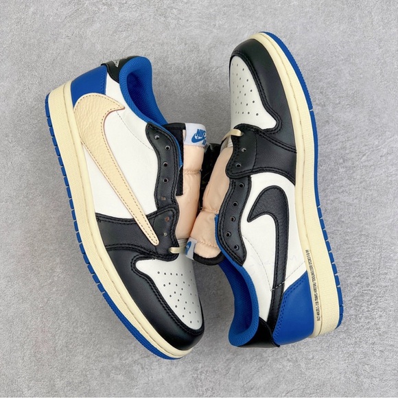 Travis Scott X Air Jordan 1 Low Fragment Design